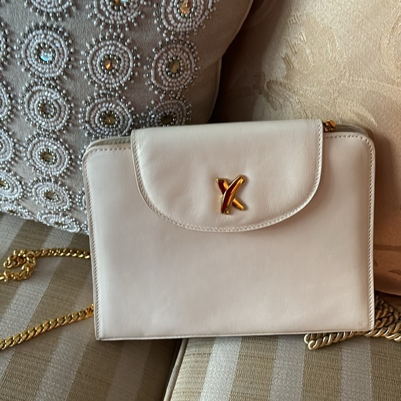 Paloma Picasso, small cream, leather shoulder bag - Picture 3 of 13